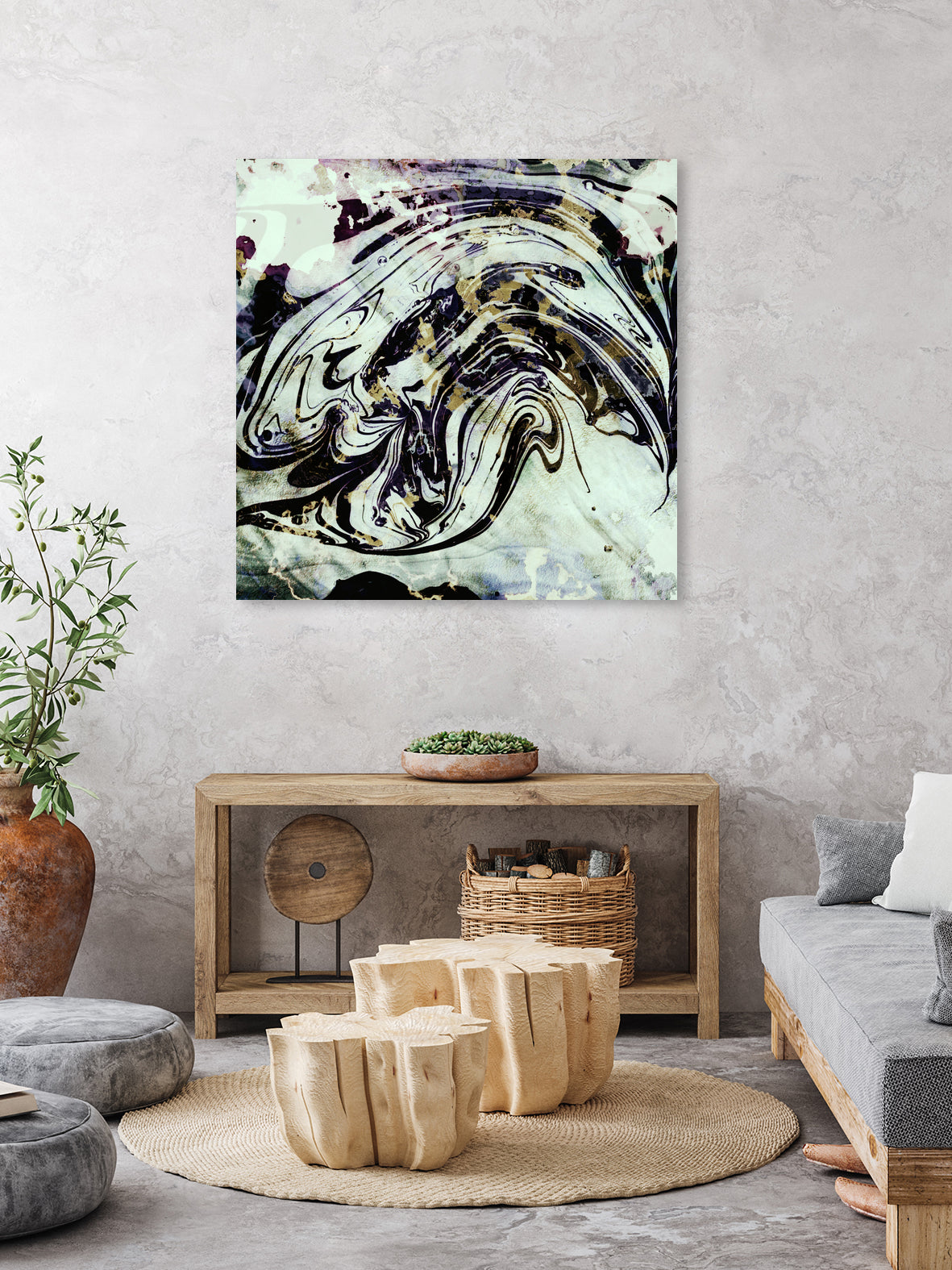 black gold marble by Haris Kavalla on GIANT ART - black digital painting