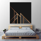 Marble Geometry 035 by Jelena Obradovic on GIANT ART - black vector illustration