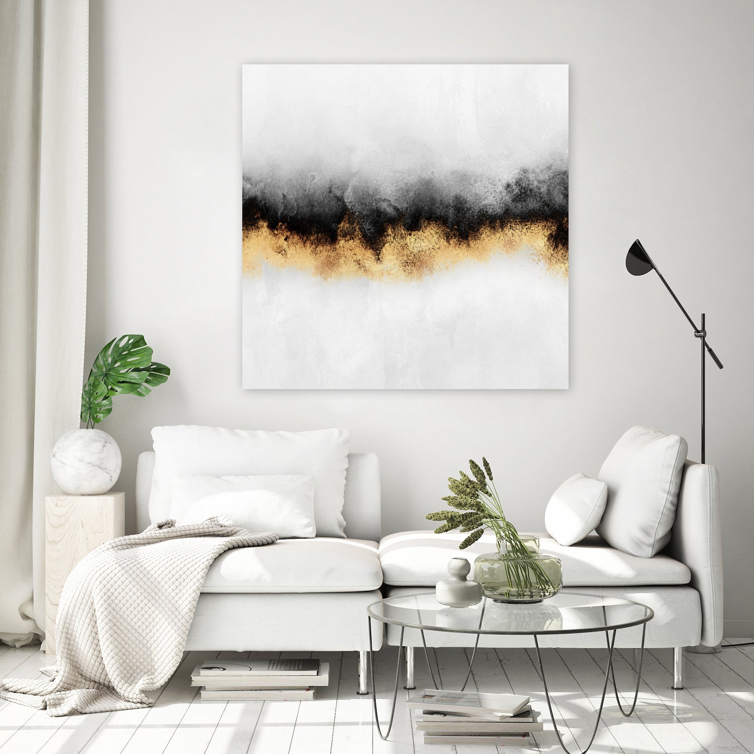 Sky 2 by Elisabeth Fredriksson on GIANT ART - gray mixed media