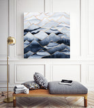 Mountains by Elisabeth Fredriksson on GIANT ART - blue digital drawing