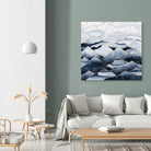 Mountains by Elisabeth Fredriksson on GIANT ART - blue digital drawing
