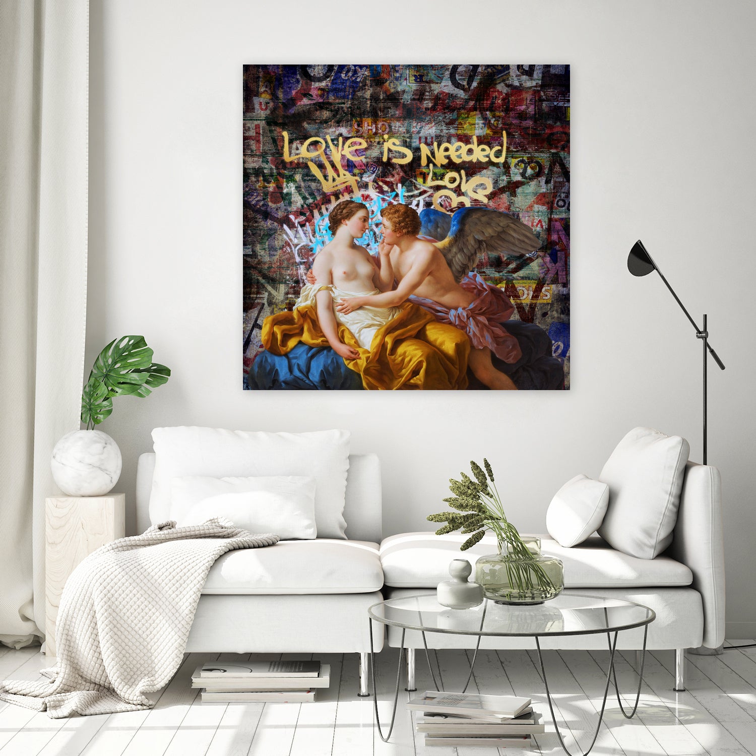 love is needed by José Luis Guerrero on GIANT ART - blue digital painting