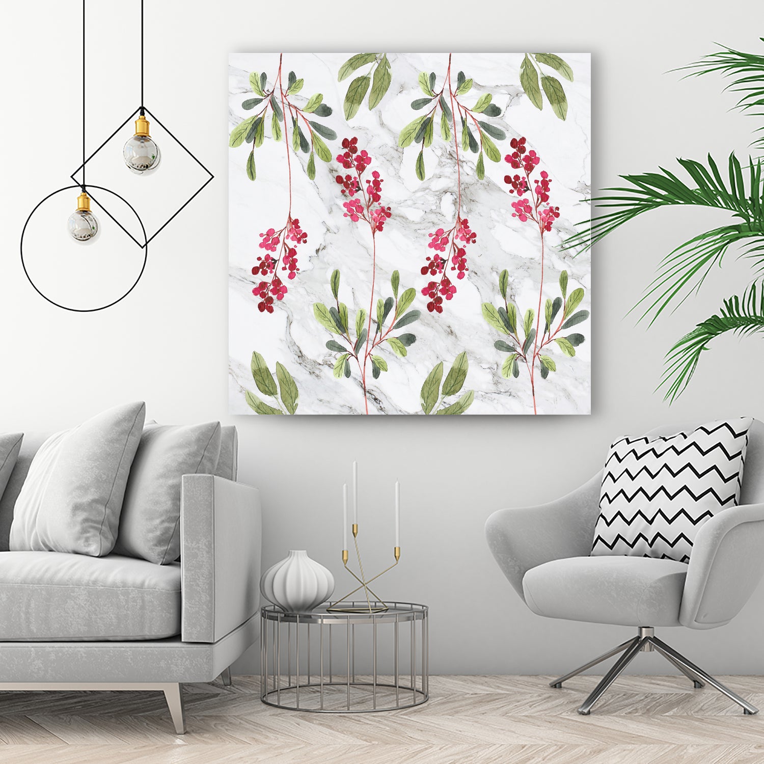 Berries on Marble by Neli Dimitrova on GIANT ART - white photo manipulation