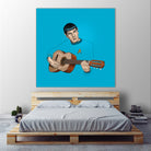 Music from Outer Space by Jason Ratliff on GIANT ART - blue digital painting