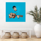 Music from Outer Space by Jason Ratliff on GIANT ART - blue digital painting