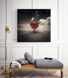 heart tree by Dirk Wüstenhagen on GIANT ART - brown photo illustration