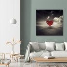 heart tree by Dirk Wüstenhagen on GIANT ART - brown photo illustration