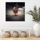 heart tree by Dirk Wüstenhagen on GIANT ART - brown photo illustration