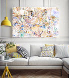 Mosaic of Barcelona XI by amini 54 on GIANT ART - yellow processing/programming