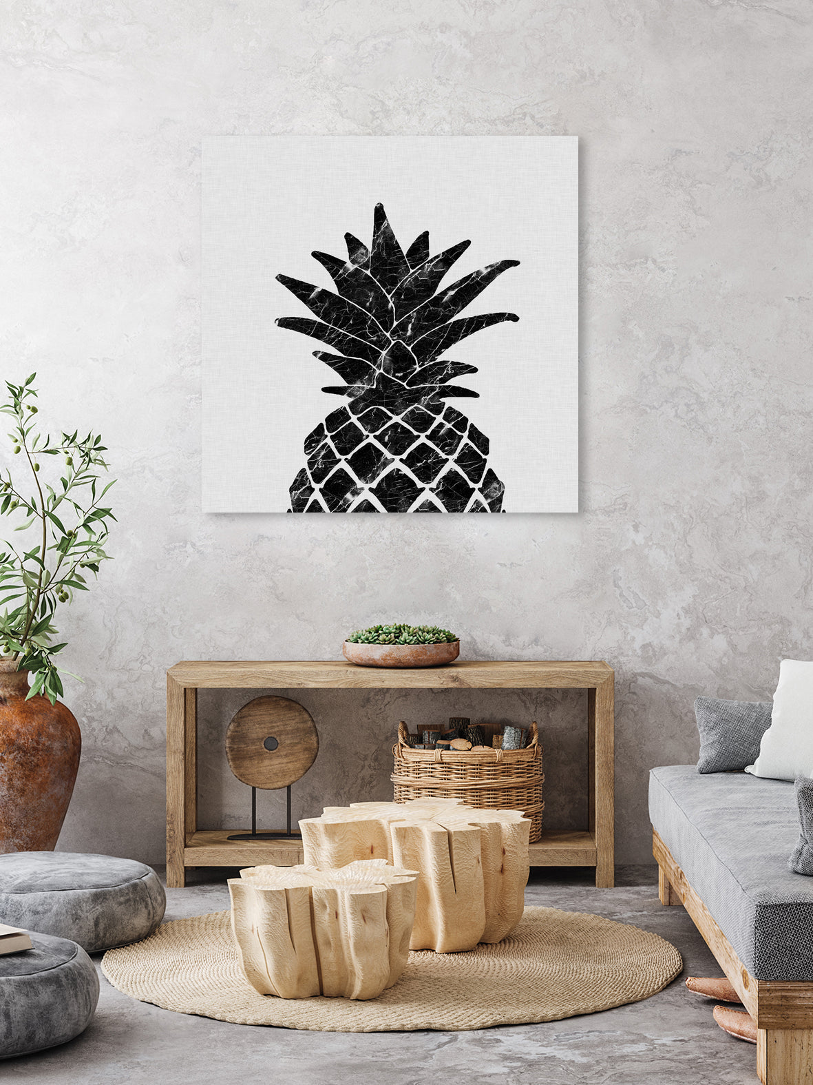 Marble Pineapple by Dana Shek on GIANT ART - white photo illustration