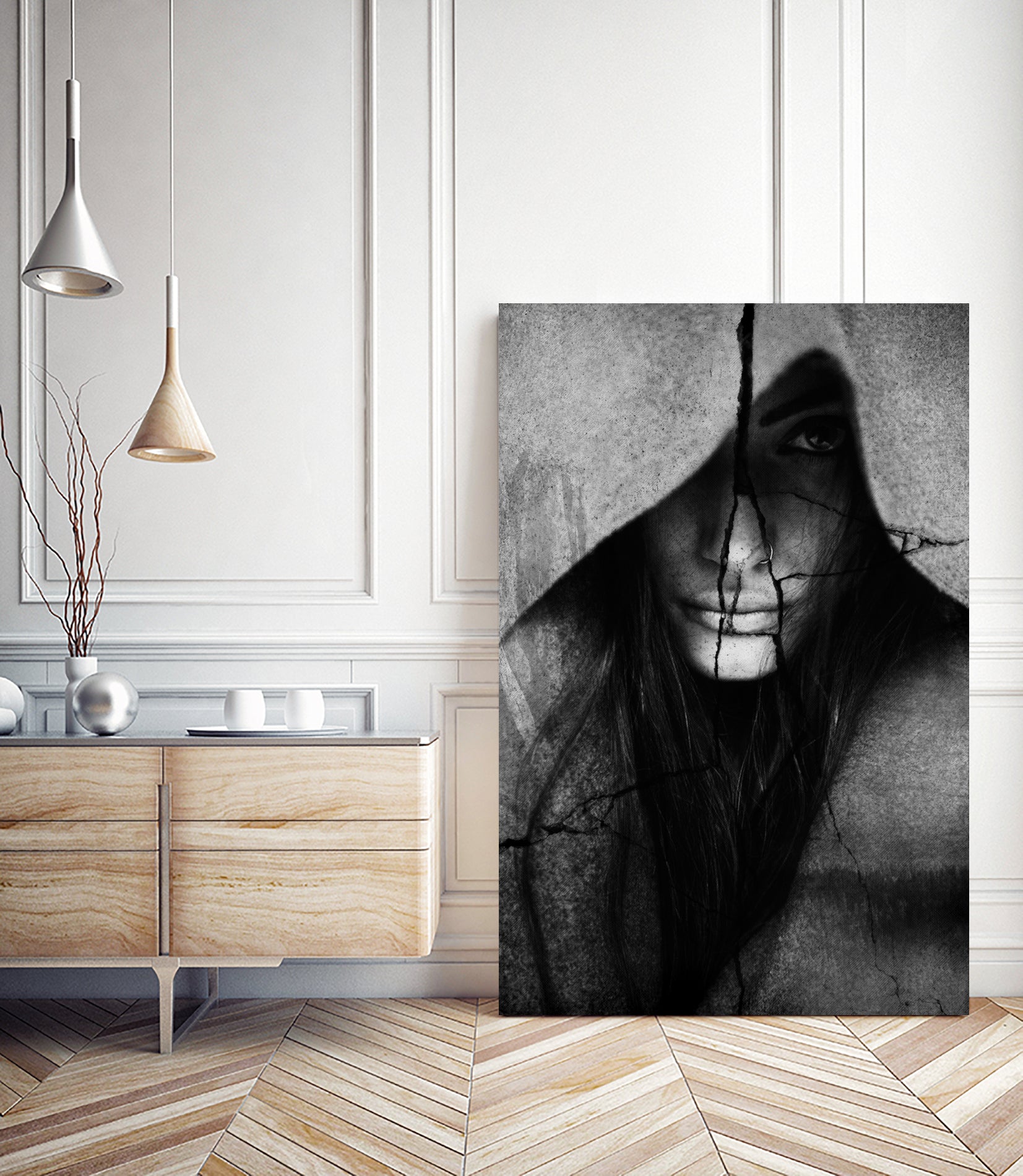 Broken by Menelaos Trompoukis on GIANT ART - black digital painting