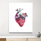 Superstar Heart by Bianca Green on GIANT ART - fuchsia mixed media