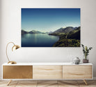On my way to Glenorchy (Things happened to me) by José Manuel Ríos Valiente on GIANT ART - blue photo illustration