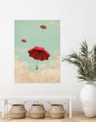 Rising into the Blue by Vin Zzep on GIANT ART - white digital drawing