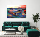 52HZ Whale by Srivatsan Aravamudan on GIANT ART - blue digital painting