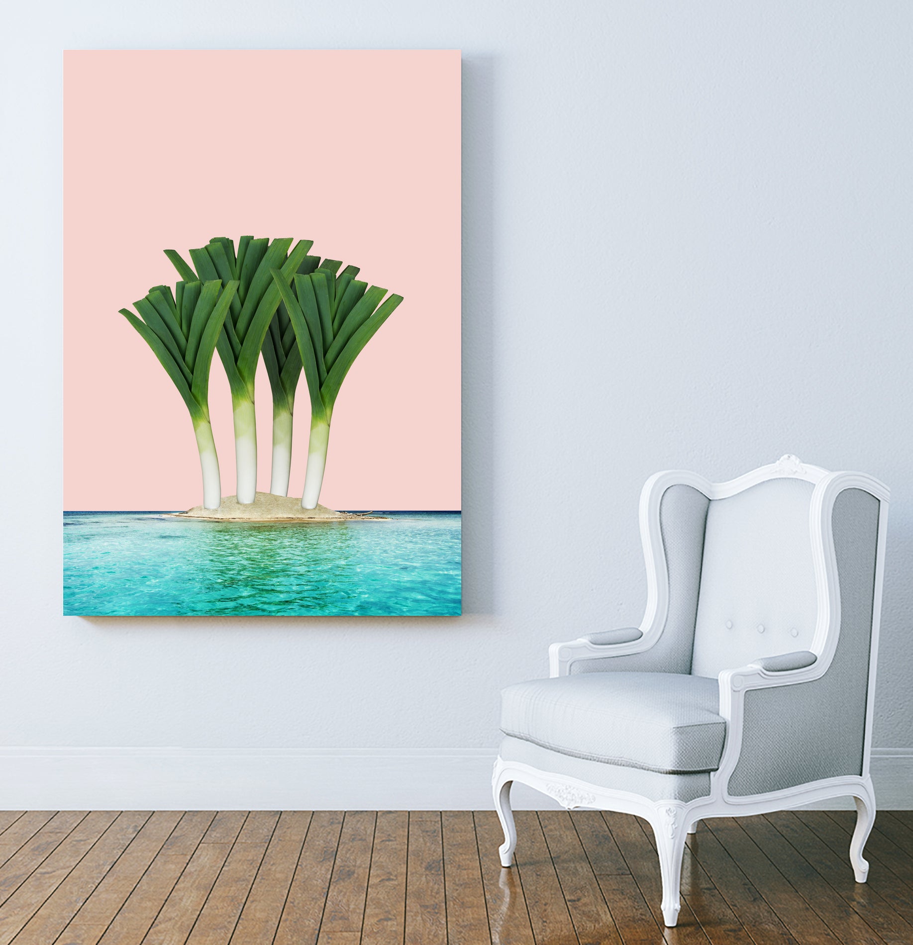 Palm Beach by Anders Wasser on GIANT ART - pink photo illustration