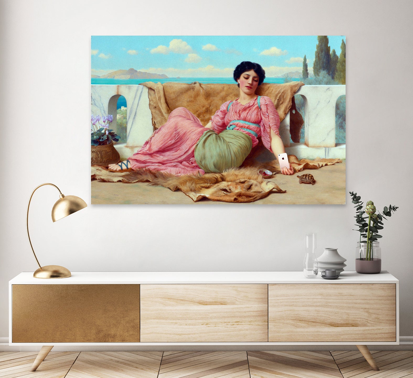 Music by José Luis Guerrero on GIANT ART - pink digital painting