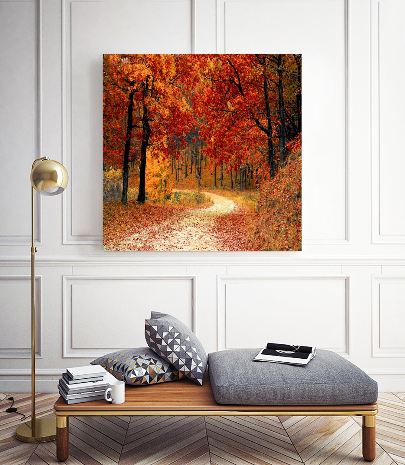 RED LEAF TREES by Mohd Azhari Enuar on GIANT ART - red photo manipulation