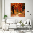 RED LEAF TREES by Mohd Azhari Enuar on GIANT ART - red photo manipulation
