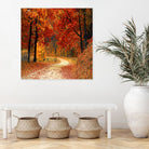 RED LEAF TREES by Mohd Azhari Enuar on GIANT ART - red photo manipulation