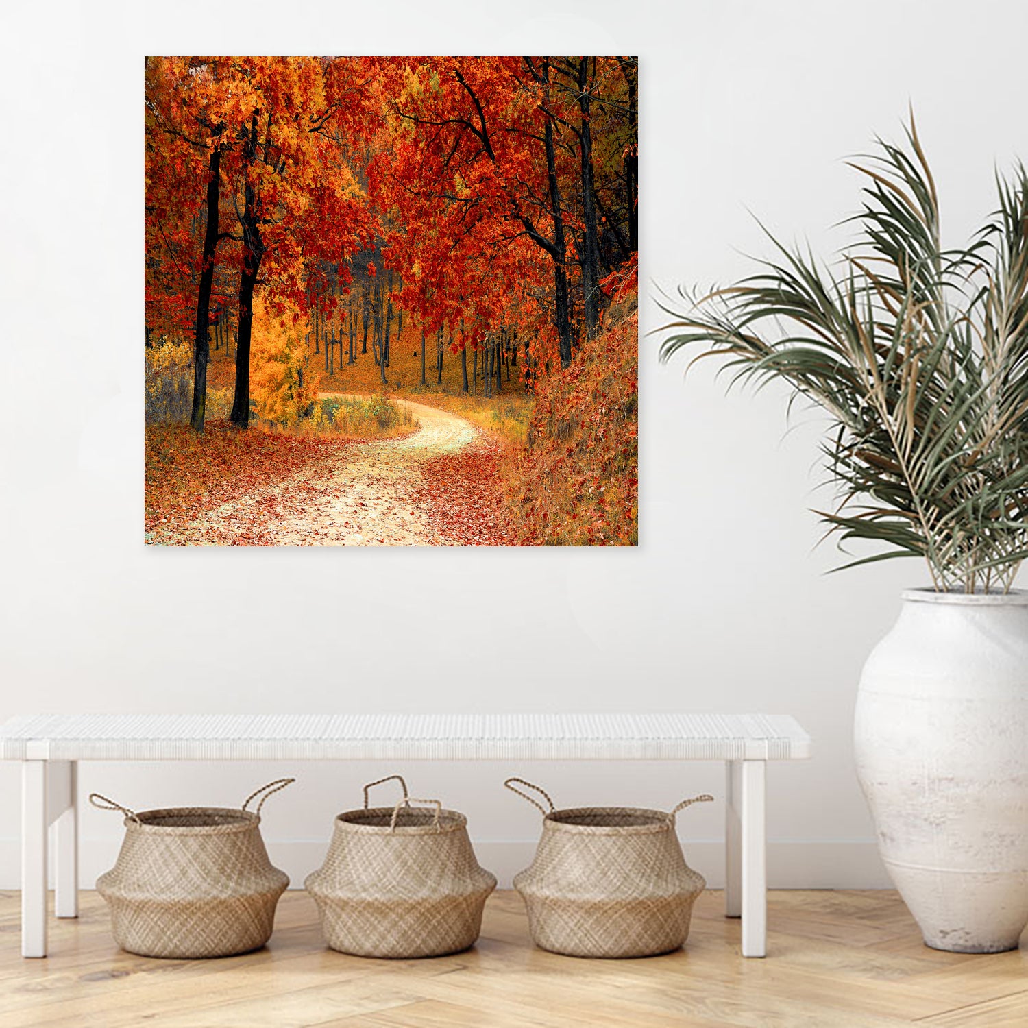 RED LEAF TREES by Mohd Azhari Enuar on GIANT ART - red photo manipulation