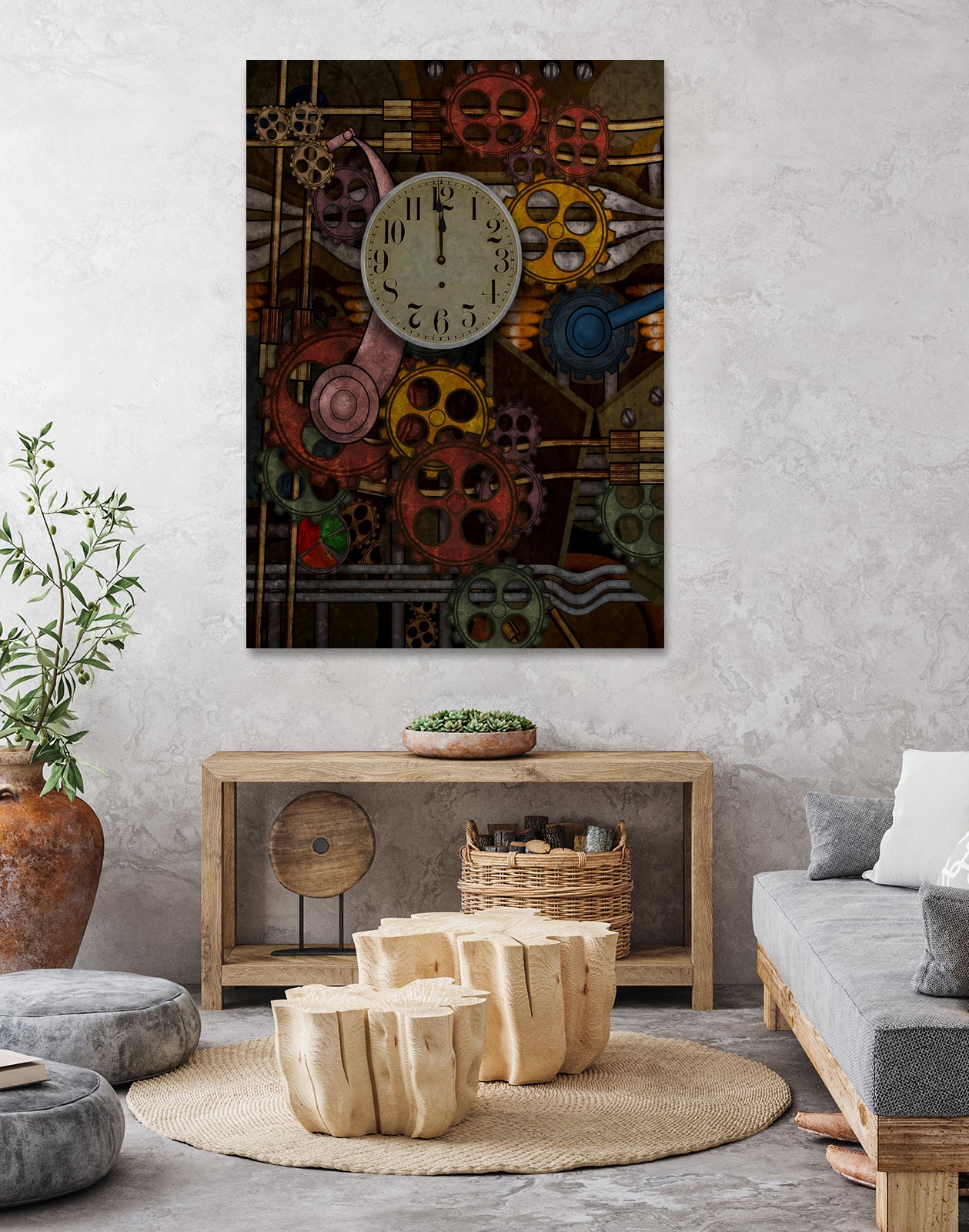 steampunk by james brickell on GIANT ART - red digital painting