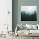 Autumn Fog | Green Edition by Robin Willems on GIANT ART - green digital painting