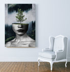 Tree Lady by Menelaos Trompoukis on GIANT ART - green digital painting