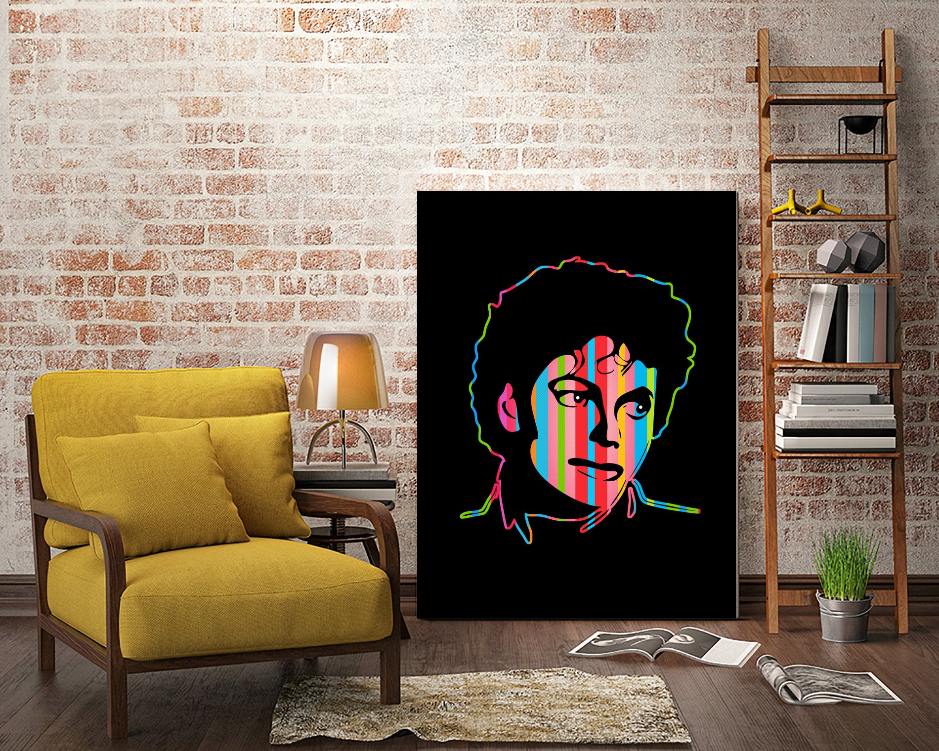 Michael Jackson | Dark | Pop Art by William Cuccio on GIANT ART - black digital drawing