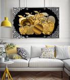 Proverbs 25:11 by Casey Bell on GIANT ART - yellow photo manipulation