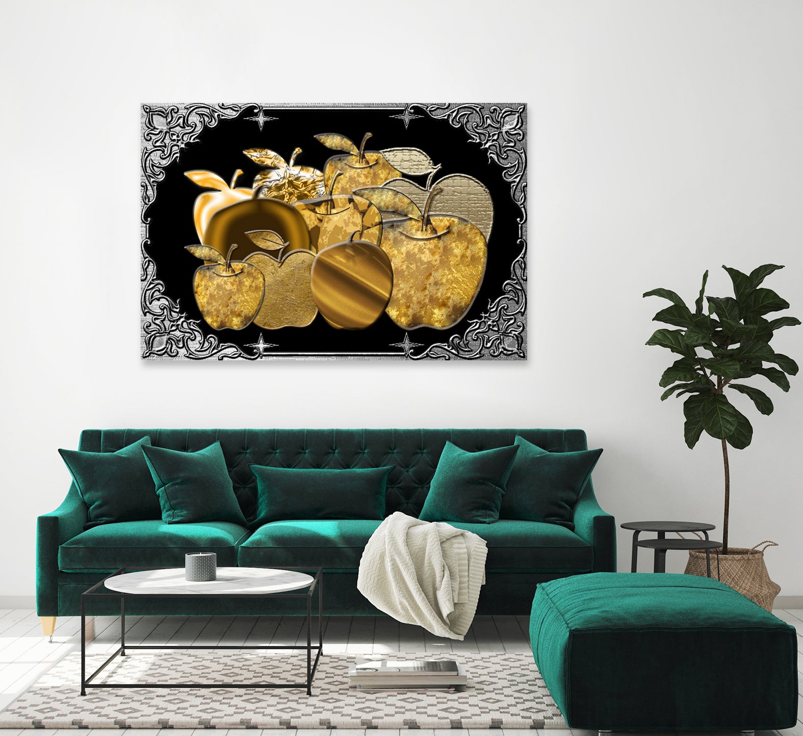 Proverbs 25:11 by Casey Bell on GIANT ART - yellow photo manipulation