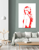 Britney Spears | Pop Art by William Cuccio on GIANT ART - red digital drawing