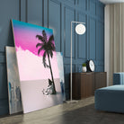 PALM  TREE  18 by Adam Priester on GIANT ART - pink 3d art