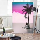PALM  TREE  18 by Adam Priester on GIANT ART - pink 3d art