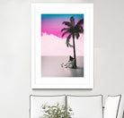 PALM  TREE  18 by Adam Priester on GIANT ART - pink 3d art