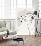 Lion love by Francois Martin Painchaud on GIANT ART - white digital painting