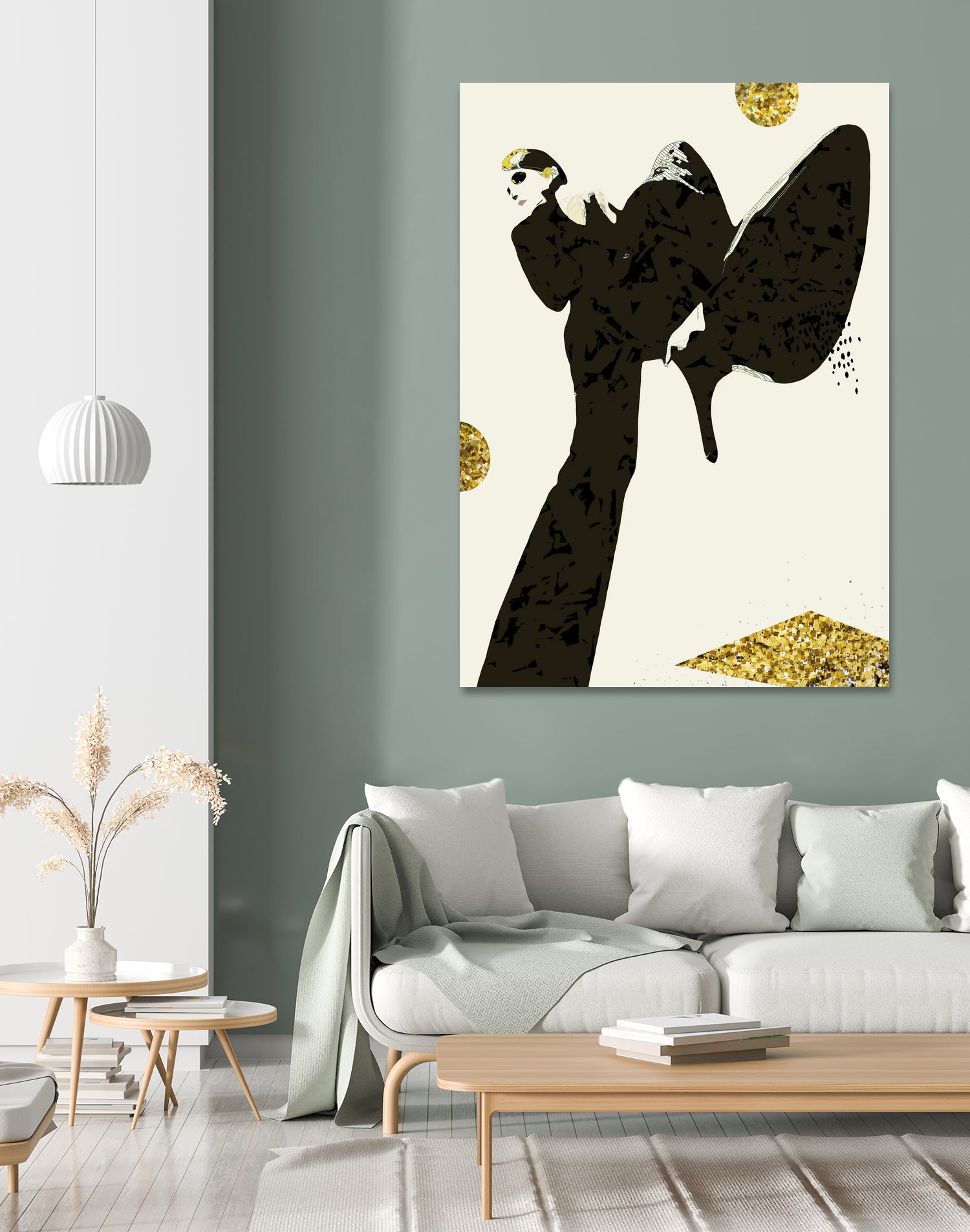 Made for walking all over you by Håkan Årblom on GIANT ART - green digital painting