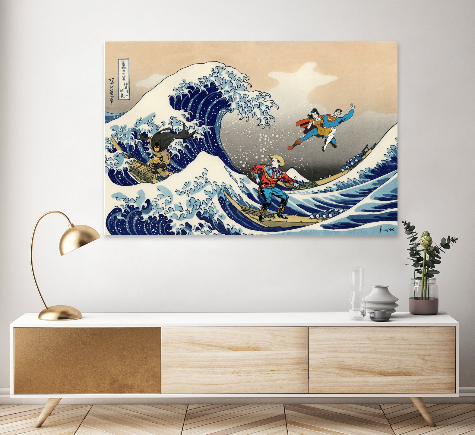 GREAT WAVE by Caterina Lo Cicero on GIANT ART - blue digital drawing