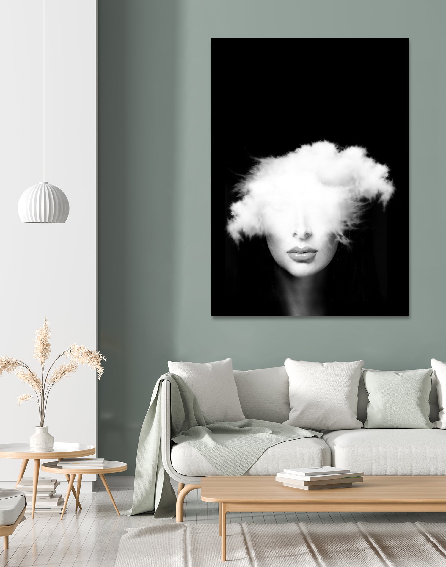 Head in the clouds by Tania Amrein on GIANT ART - black mixed media