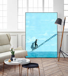The Exit by Jason Ratliff on GIANT ART - blue digital painting