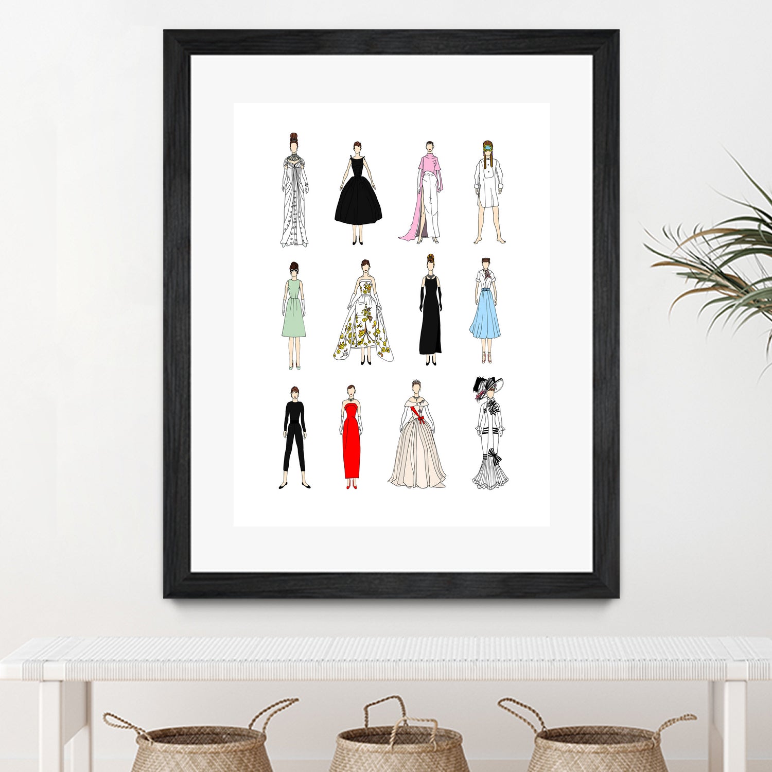 Audrey-Hepburn-Fashion by Winston Chiu on GIANT ART - white character design