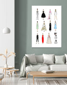 Audrey-Hepburn-Fashion by Winston Chiu on GIANT ART - white character design