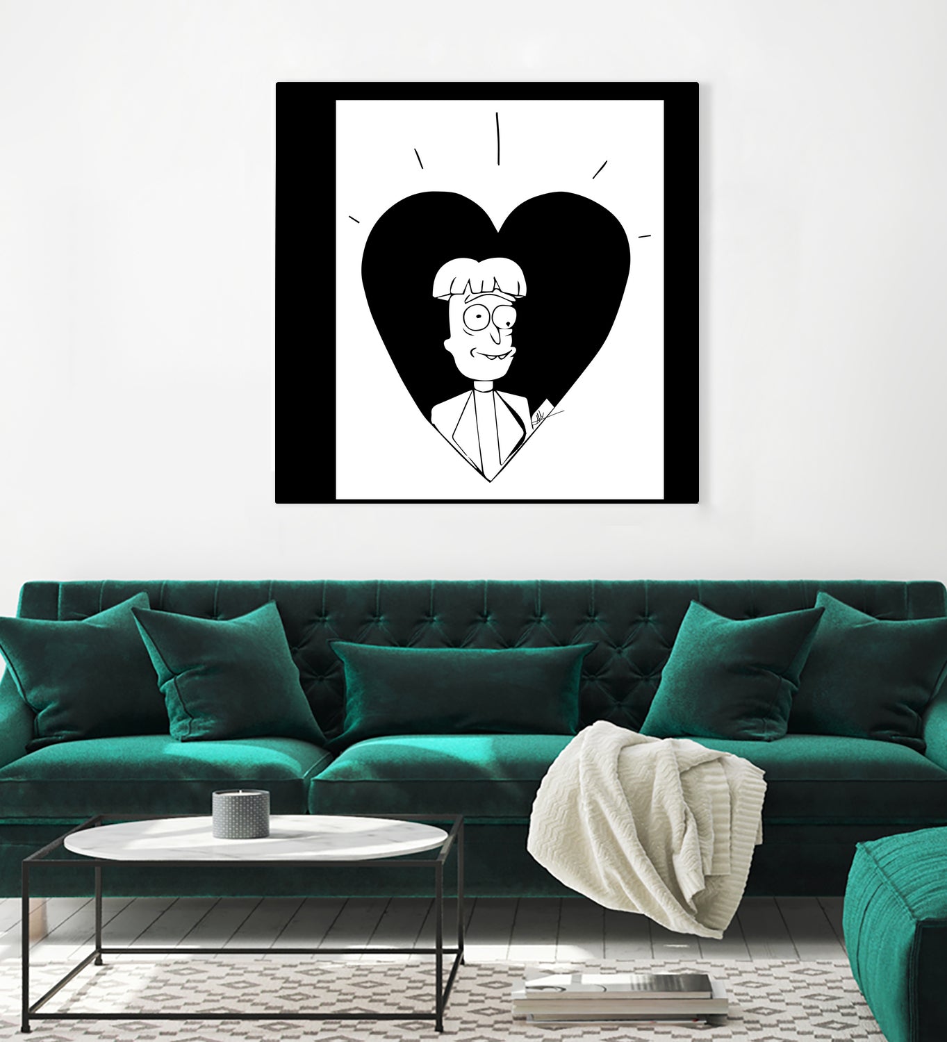 Love dumb rick by adrien martin on GIANT ART - black character design