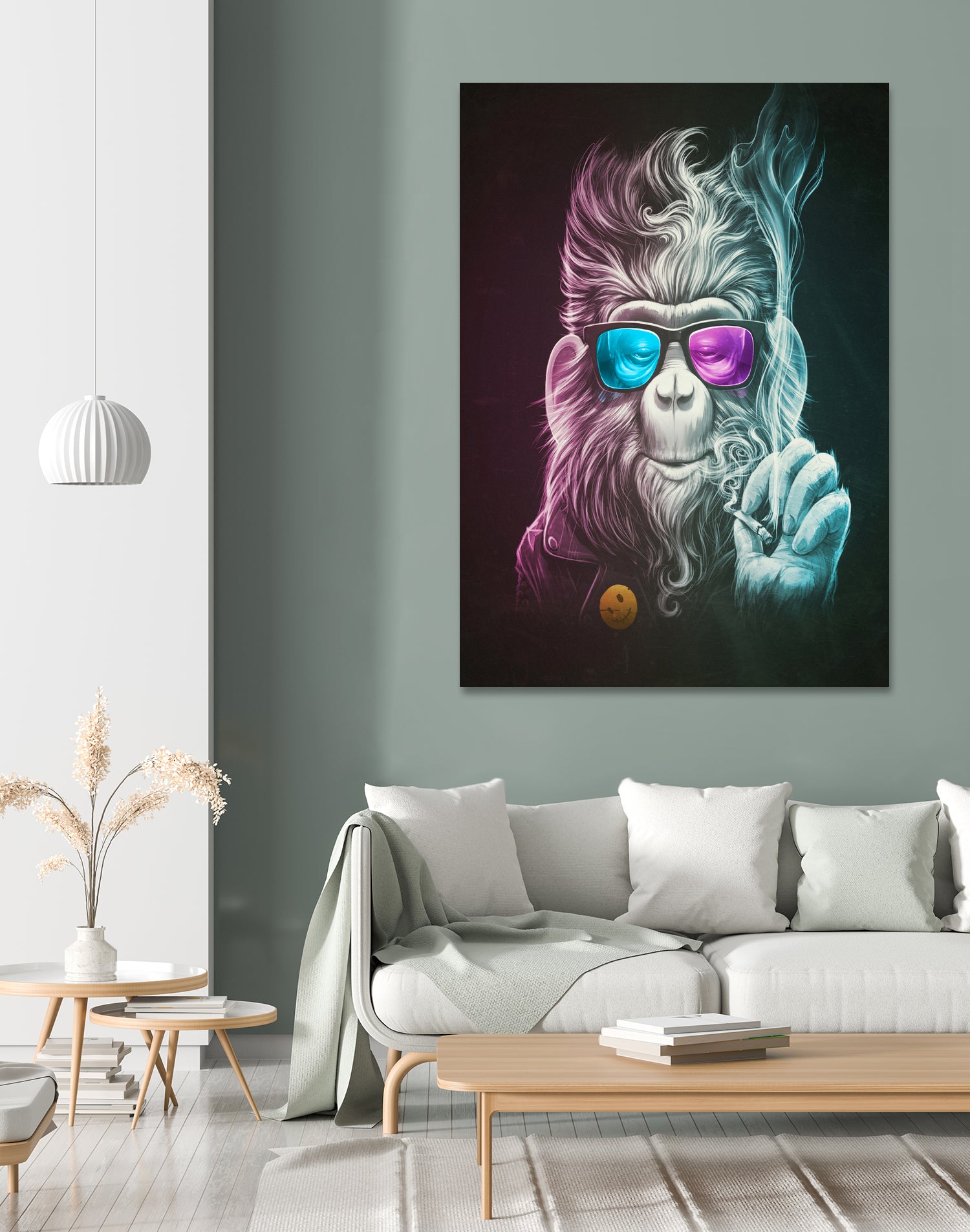 Smoky by Lukáš Brežák on GIANT ART - fuchsia digital painting