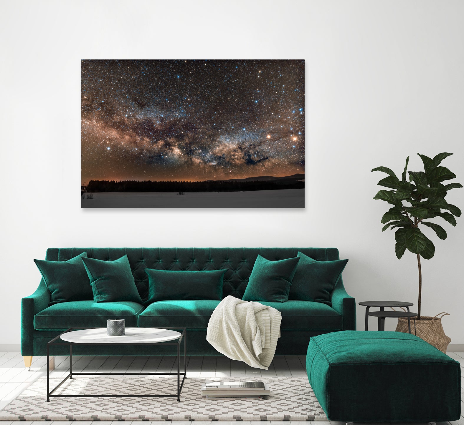 Milky way by Lorenzo Bustillo on GIANT ART - gray photo illustration