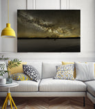 MIlky way rising by Lorenzo Bustillo on GIANT ART - gray photo illustration