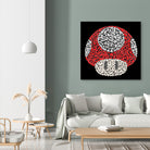 The Red Mushroom in Mario Bros by Caroline BESSIERES on GIANT ART - red digital drawing
