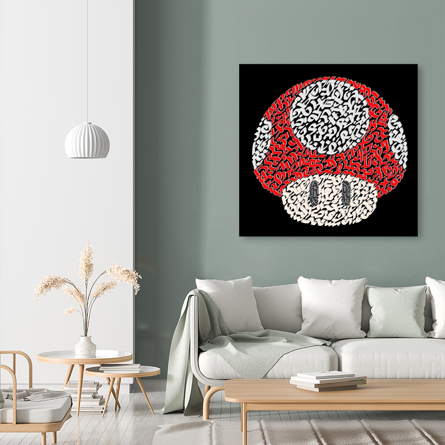 The Red Mushroom in Mario Bros by Caroline BESSIERES on GIANT ART - red digital drawing