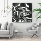Marble texture I by Tania Amrein on GIANT ART - black digital drawing