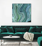 Green marble I by Tania Amrein on GIANT ART - green digital drawing